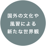 国外の文化や風習による新たな世界観